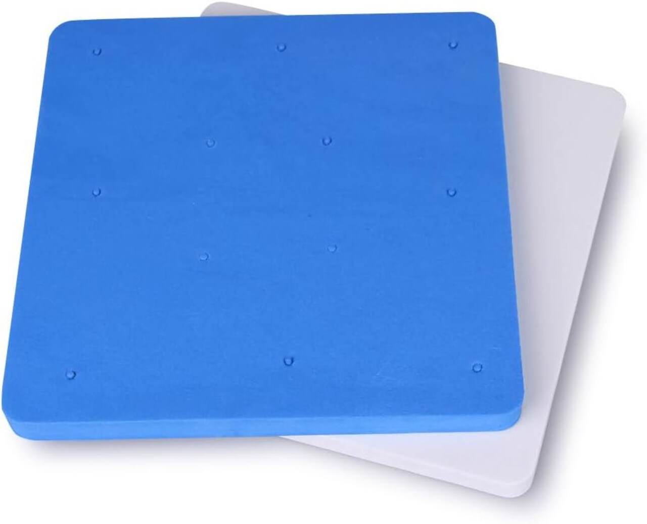 2Pcs Square Fondant Foam Pad 12 Holes Sugar Flower Sponge Pad Mat Sugar Flower Fondant Gumpaste Chocolate Modelling Drying Pad Tray Tools for Baking Cake Decoration DIY Sugarcraft Clay Supplies